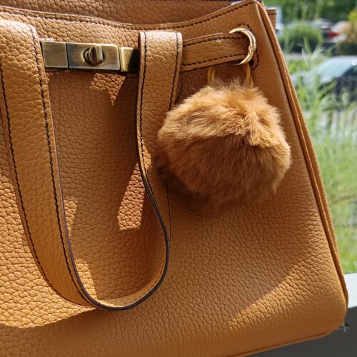 porte-clés en cuir fait main