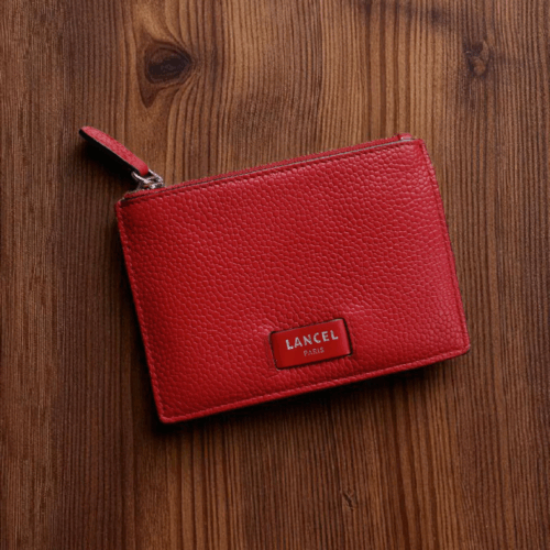 Porte-monnaie rouge Ninon Lancel