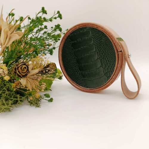 miroir de poche croco